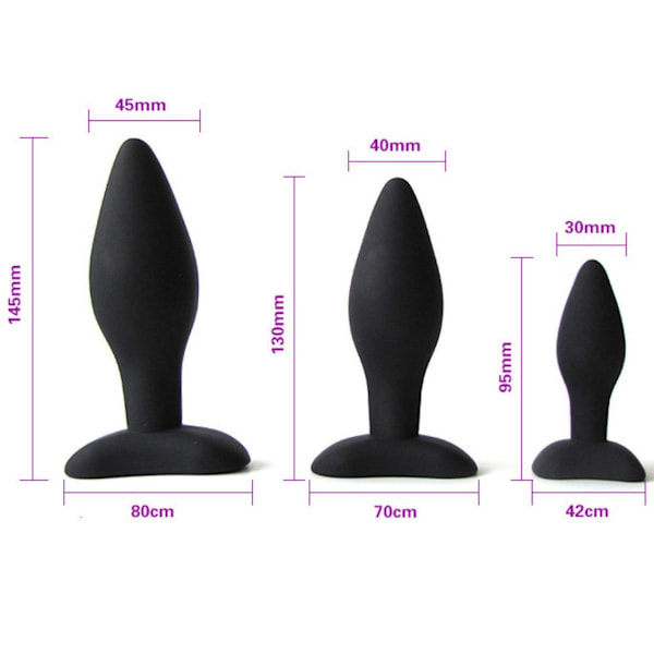Intimia Triple butt plug set