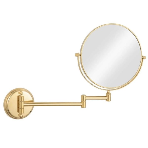 UNIQ Väggsspegel med 10x förstoring - Guld