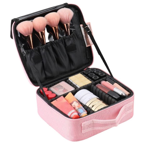 UNIQ makeup resväska - necessär / kosmetikväska för all din makeup - Rose