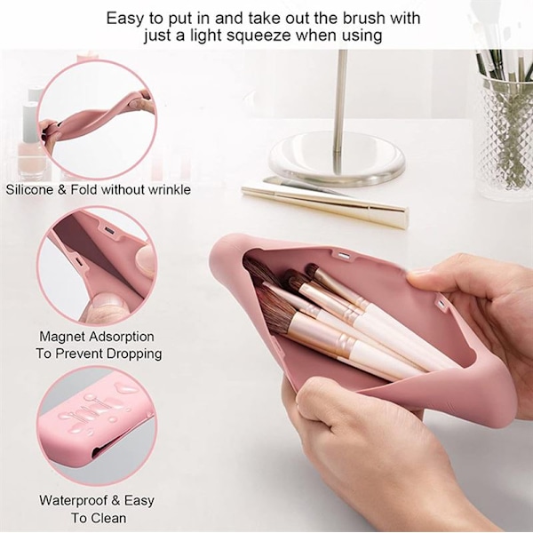 TECHNIQUE PRO SILICONE TRAVEL MAKEUP BRUSH CASE HÅLLARE