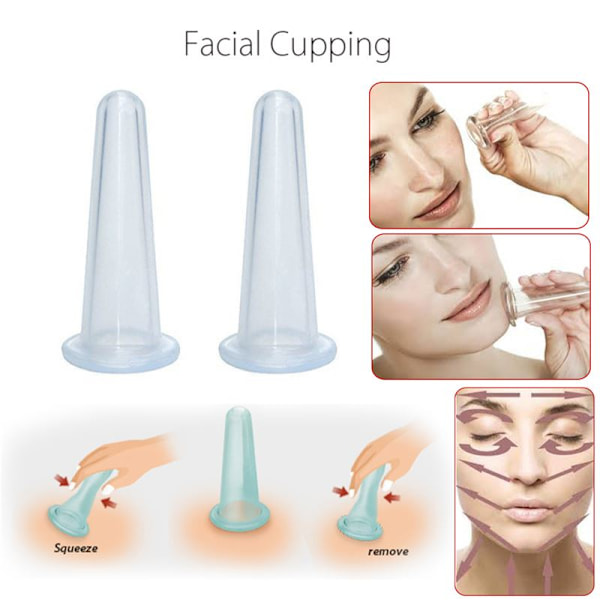 UNIQ Facial Cupping set - sugkoppar för ansiktet, 2 st