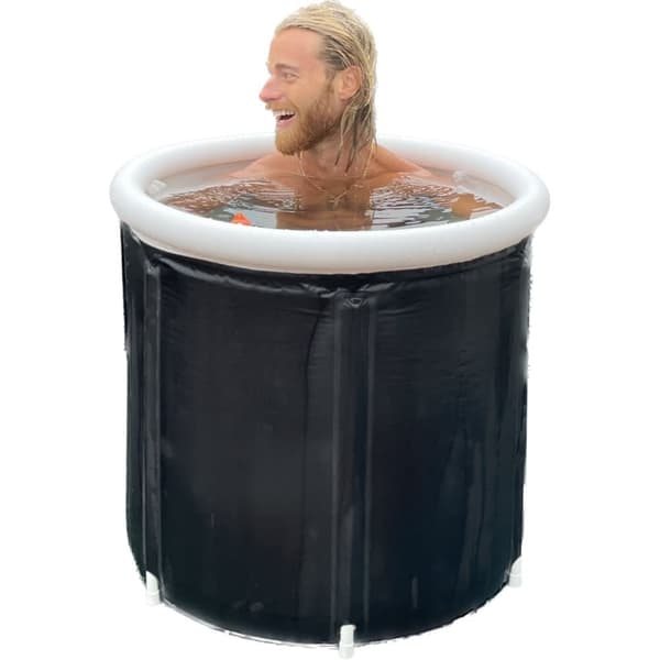 Bærbart Isbad Deluxe Ice Nordic - Svart for Kaldeterapi og Restitusjon