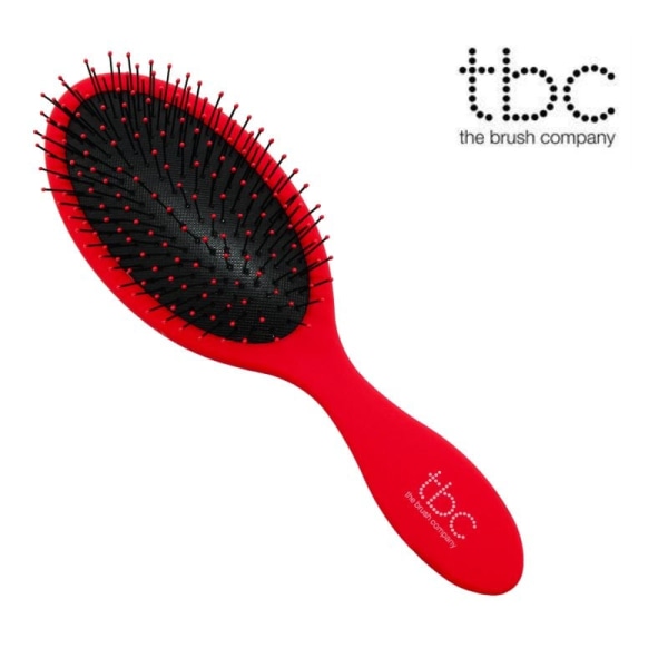 TBC® The Wet & Dry Brush hårborste - Röd