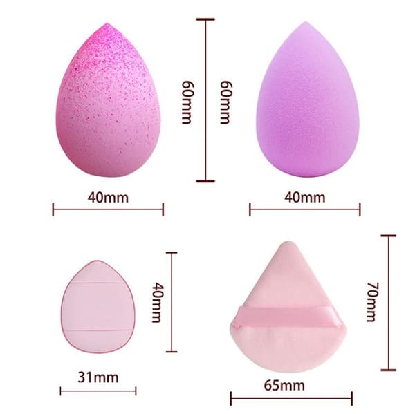 Technique PRO Multi Bake Makeup Sponges - Meikkisieni- ja puuterivippasetti