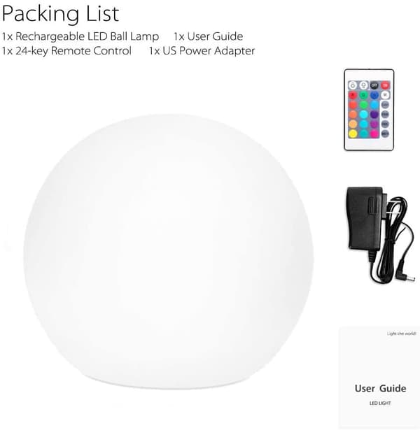 Globe Light / Puutarhan pallovalaisin - 12 cm