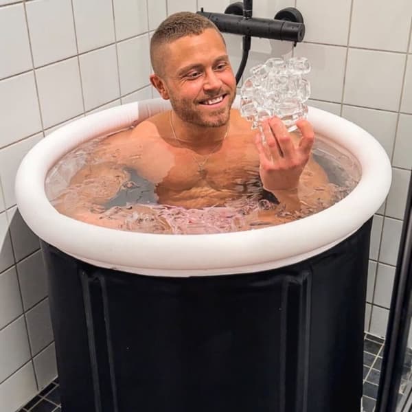 Bærbart Isbad Deluxe Ice Nordic - Svart for Kaldeterapi og Restitusjon