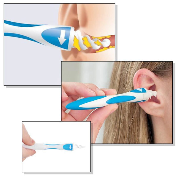 Smart Swab Öronrensare spiral + 16 extra toppar