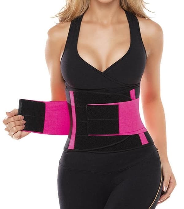 Ava® Waist Trainer borrelås - Rosa