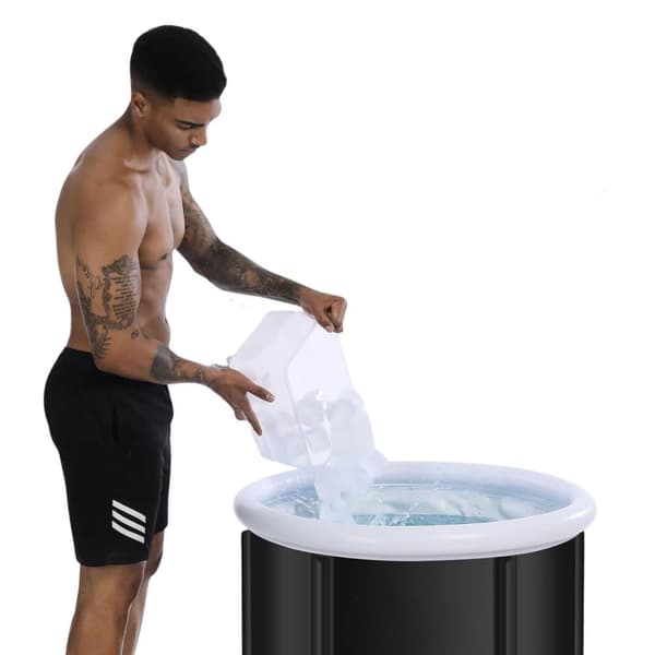 Bærbart Isbad Deluxe Ice Nordic - Svart for Kaldeterapi og Restitusjon