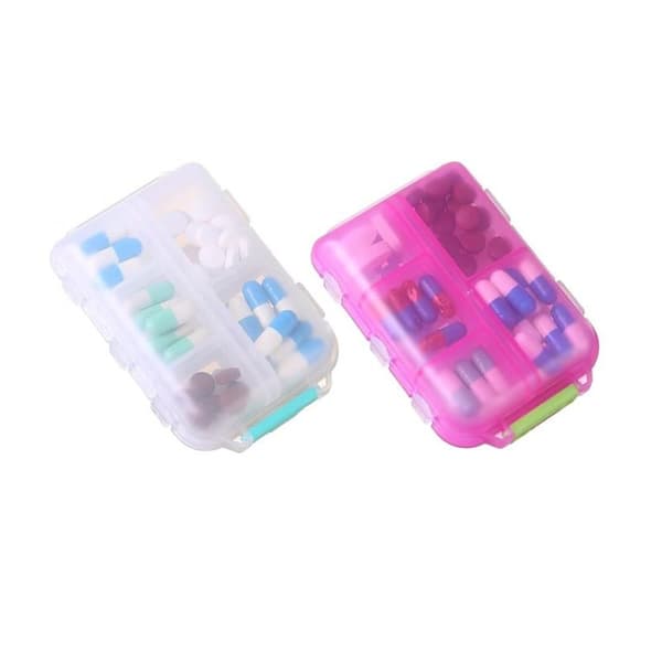 UNIQ Compact reisepilleeske - Rosa