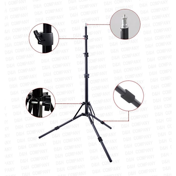 Pro Ring Light Selfie Studio för Live Stream/Makeup/Youtube