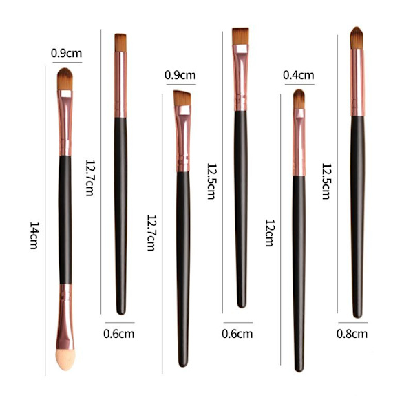 TECHNIQUE PRO INTENSE EYESHADOW MAKEUP BRUSH SET