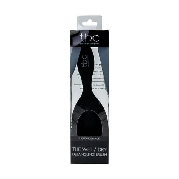 TBC® The Wet & Dry Brush hårbørste - sort