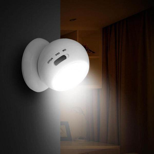 Pro LED Sensor Light -  Magnetisk LED-lampa m. rörelsessensor Vit