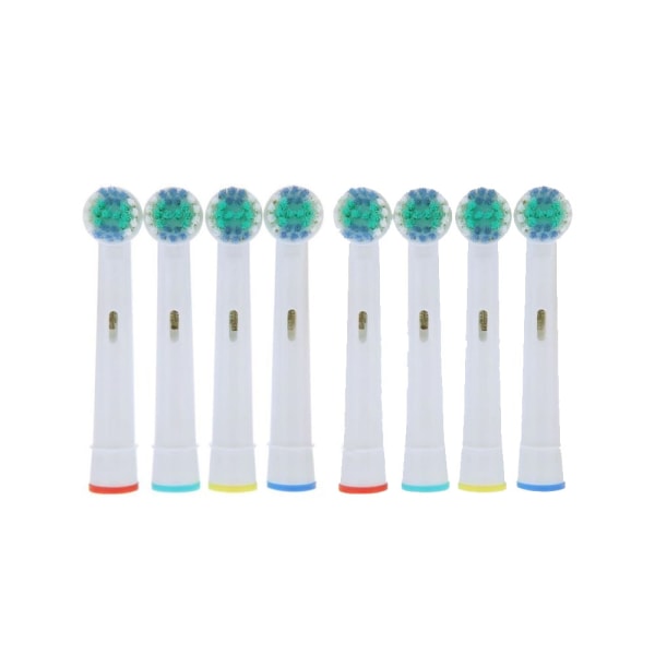 Ersättningshuvuden för elektriska tandborstar 8-pack / kompatibel Oral B-ersättning