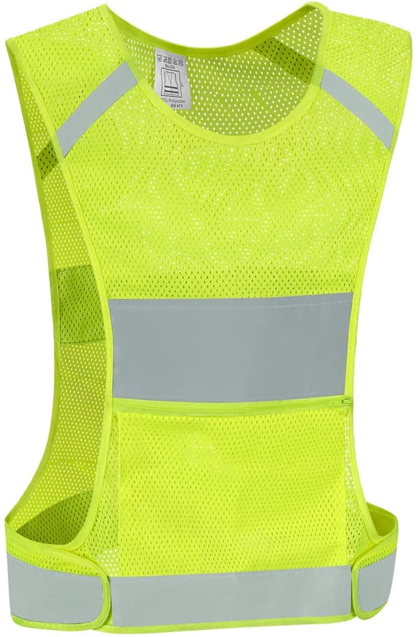 Reflekterende vest med 2 bånd