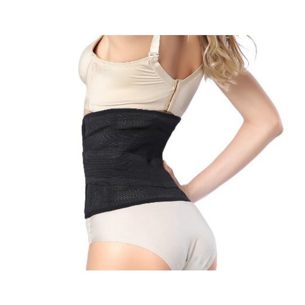 Ava® Waist Trainer Kardborreband - Svart