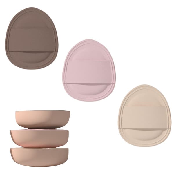 Technique PRO Trio Marshmallow Thumb Makeup Puffs 3-pak