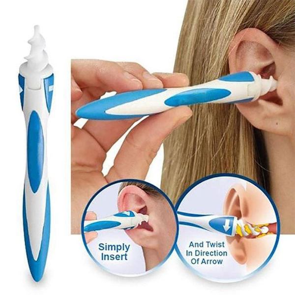 Smart Swab Öronrensare spiral + 16 extra toppar