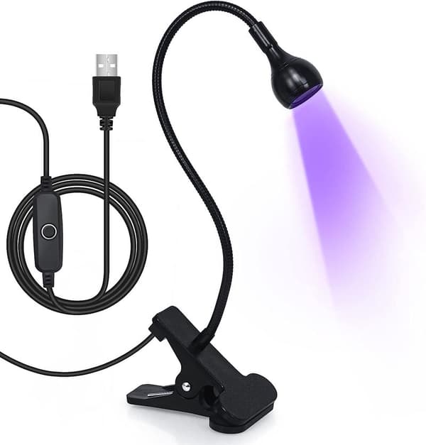 UV LED Mini Nail Lamp - Kompakt og effektiv til negle og gellack (Sort)