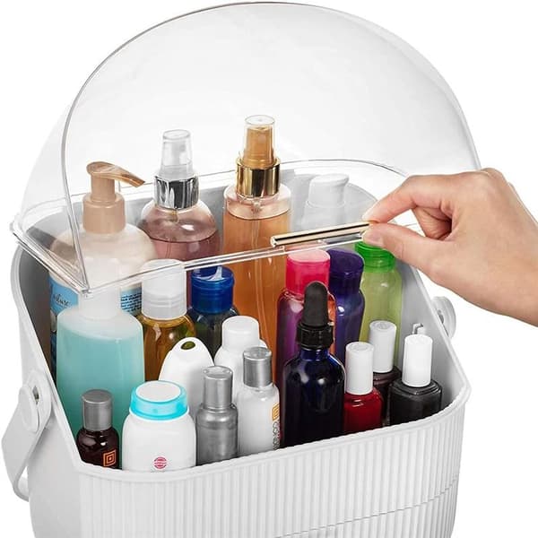 UNIQ Retro Makeup Box Organizer - Hvid