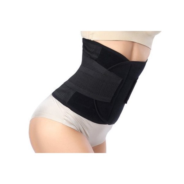 Ava® Waist Trainer Kardborreband - Svart