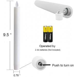 LED Kronljus 2 st. - Vit