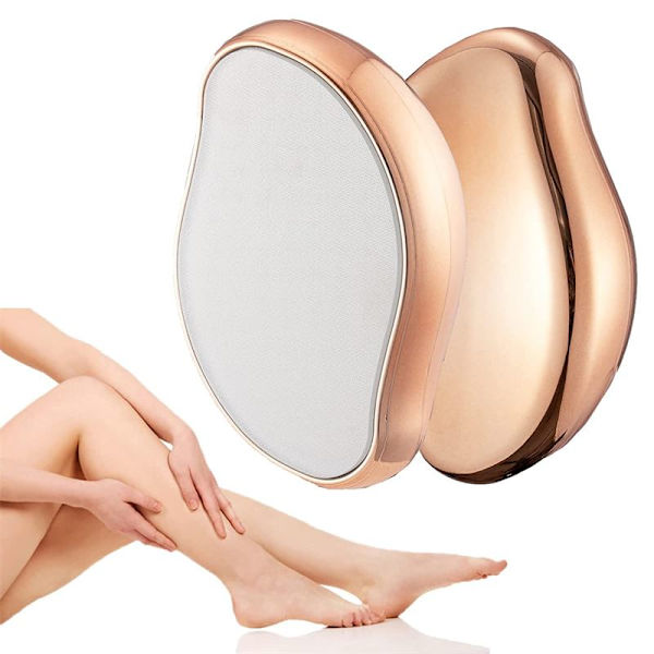 UNIQ Crystal Hair Eraser - Epilator med kristall för Smärtfri hårborttagning - Guld