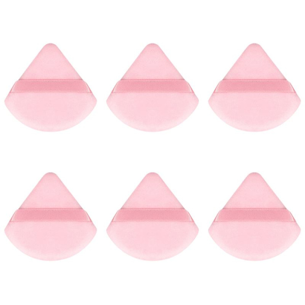 TECHNIQUE PRO PUDERPUFFBORSTE - ROSA TRIANGEL - 6 ST