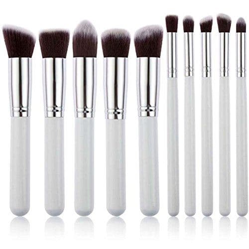 TECHNIQUE PRO MAKEUPBØRSTER, SILVER EDITION - 10 STK