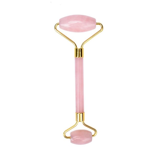 UNIQ Jade Roller Rose Quartz + Guasha Stone | för ansiktet
