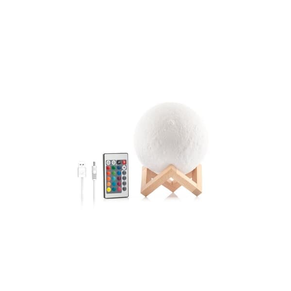 3D LED Månlampa - 15 cm