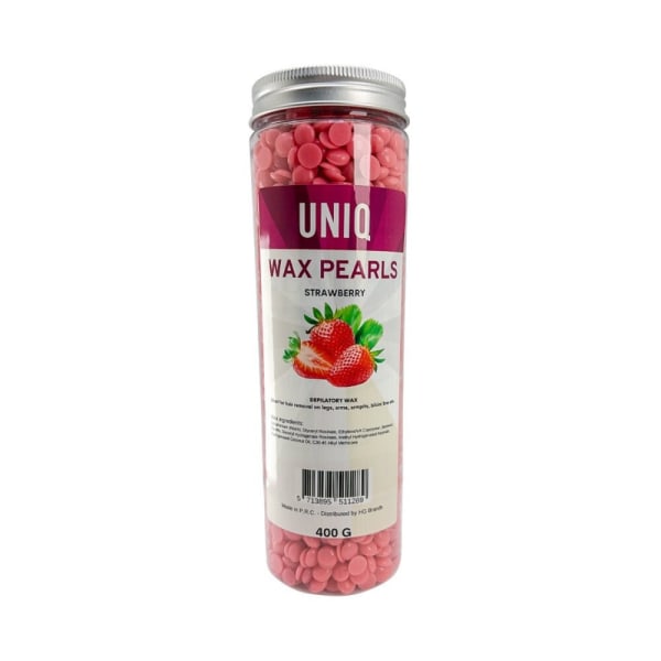UNIQ Wax Pearls Jordgubba - ta bort håret effektivt 400g megapack