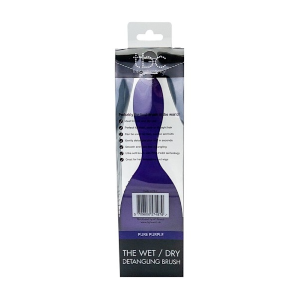 TBC® The Wet & Dry Brush hårborste - Lila