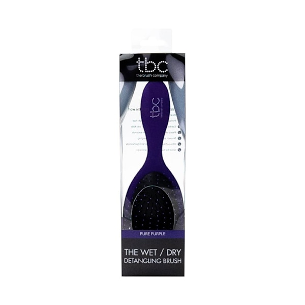 TBC® The Wet & Dry Brush hårborste - Lila