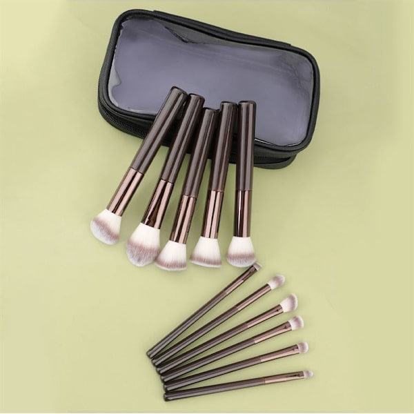 Technique PRO Chocolate Bronze Makeupborste Set - 11 makeupborste
