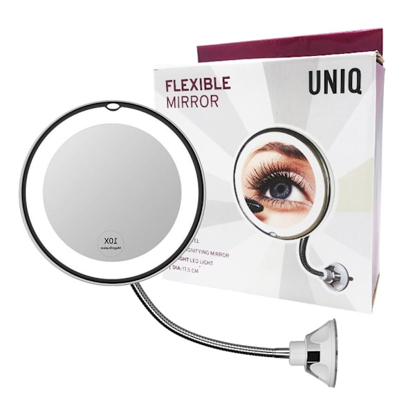 My flexible Mirror - 10x forstöring och LED-ljus