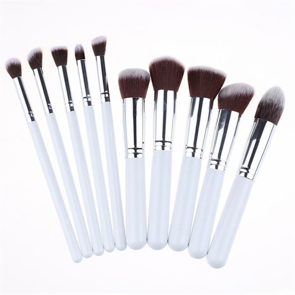 TECHNIQUE PRO MAKEUP BRUSHES, SILVER EDITION - 10 ST