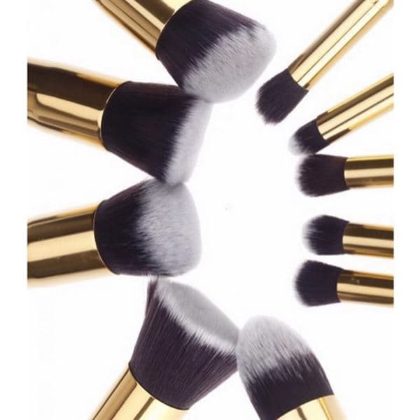TECHNIQUE PRO MAKE-UP BØRSTE, GOLD EDITION - 10 STK.