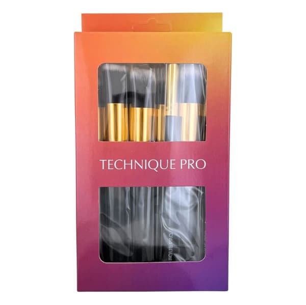 TECHNIQUE PRO MEIKKISIVELLIN, GOLD EDITION - 10 KPL