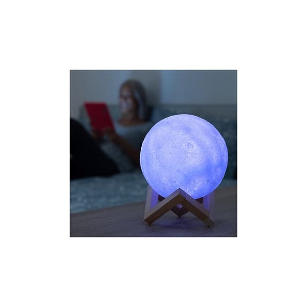 3D LED Månlampa - 15 cm