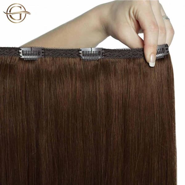 Gold24 hiusklipsi 4# ruskea - 60 cm - 60 cm