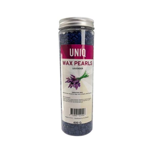 UNIQ Wax Pearls - Vaxpärlor mega-pack 400 g. - Lavendel