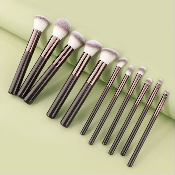 Technique PRO Chocolate Bronze Makeupborste Set - 11 makeupborste