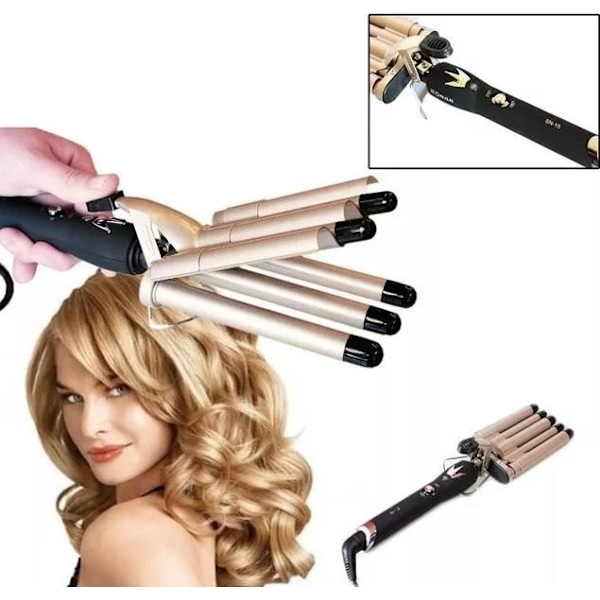 Gemei Pro Triple Deep Waver locktång / vågtång - GM-2933