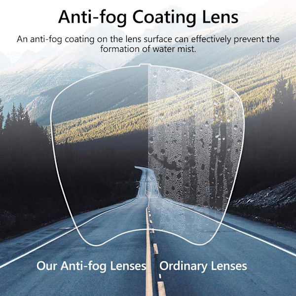 Underhållningsglasögon UV 400 Visir Skyddsglasögon Solglasögon Anti-im Goggles C05