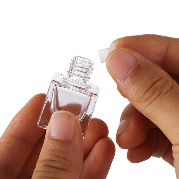 Hängande Diffuser Luftfräschare Bilparfymflaska Doft Tomma Glasflaskor silver-3PCS