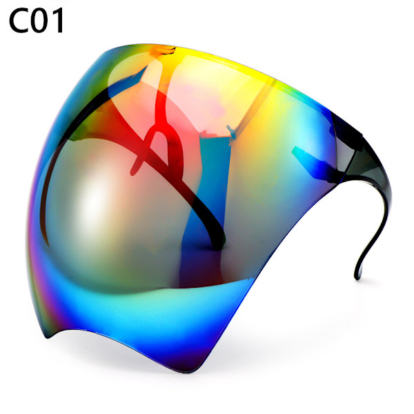Underhållningsglasögon UV 400 Visir Skyddsglasögon Solglasögon Anti-im Goggles C01