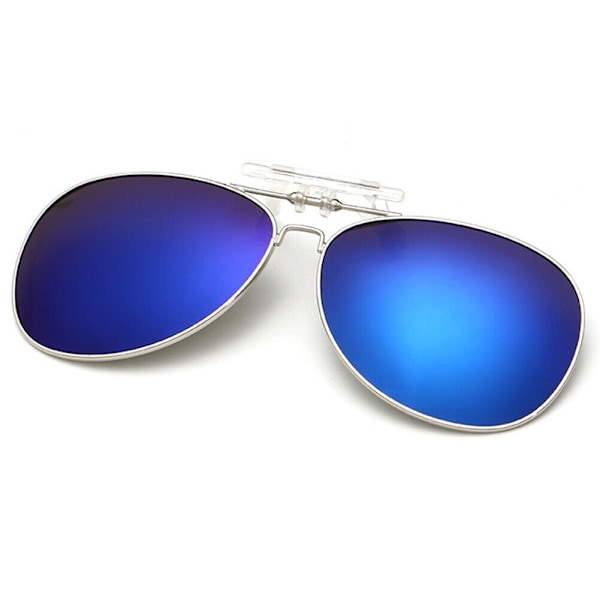 Solglasögon Clip-on Flip-modell Polariserade UV400-linser Körglasögon BLUE