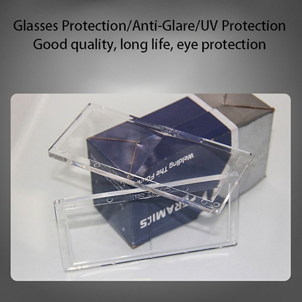 Hjälm Mask Svetslins Svetsförstoringsglas Skyddsglas Svetsglasögon 100